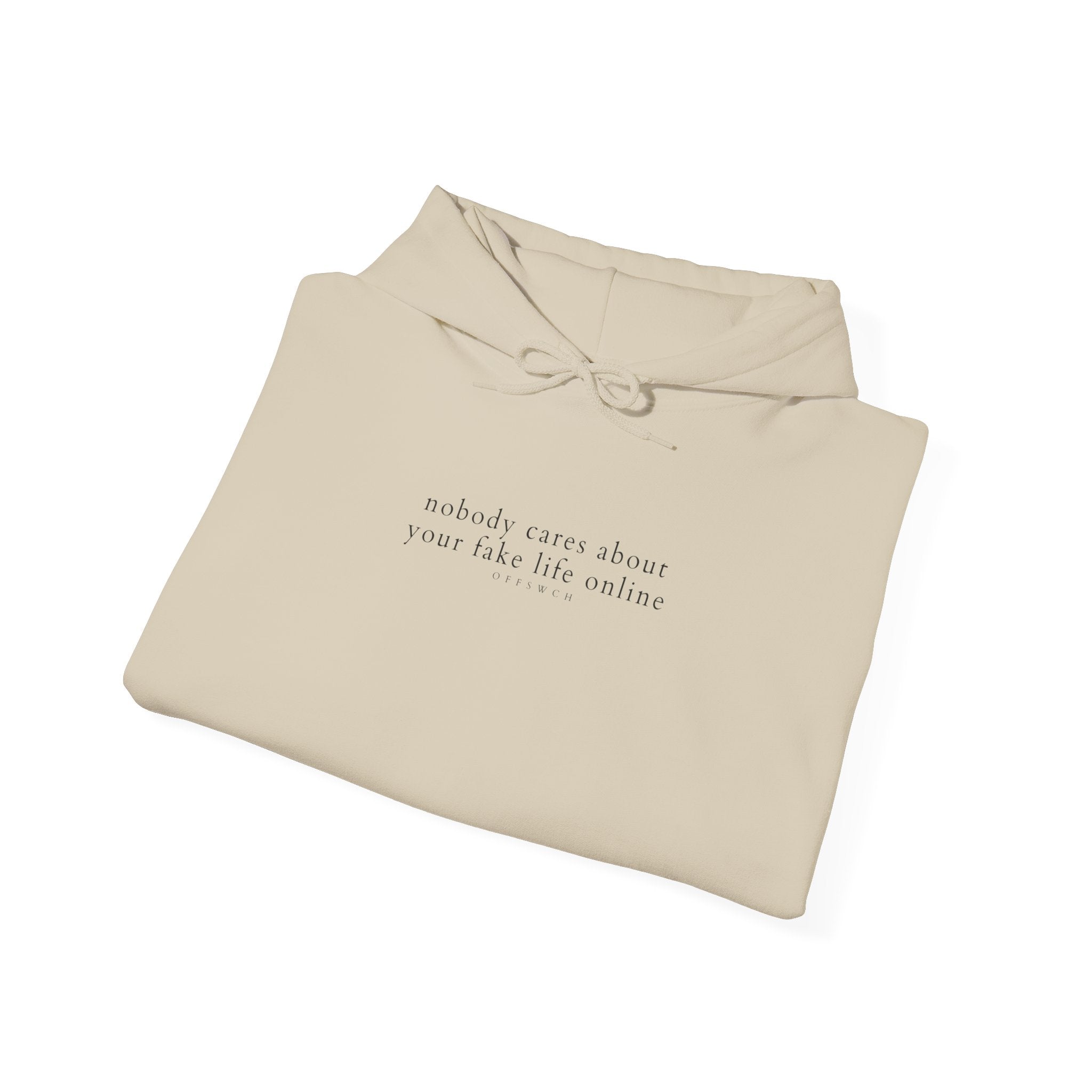 Nobody Cares Statement Hoodie