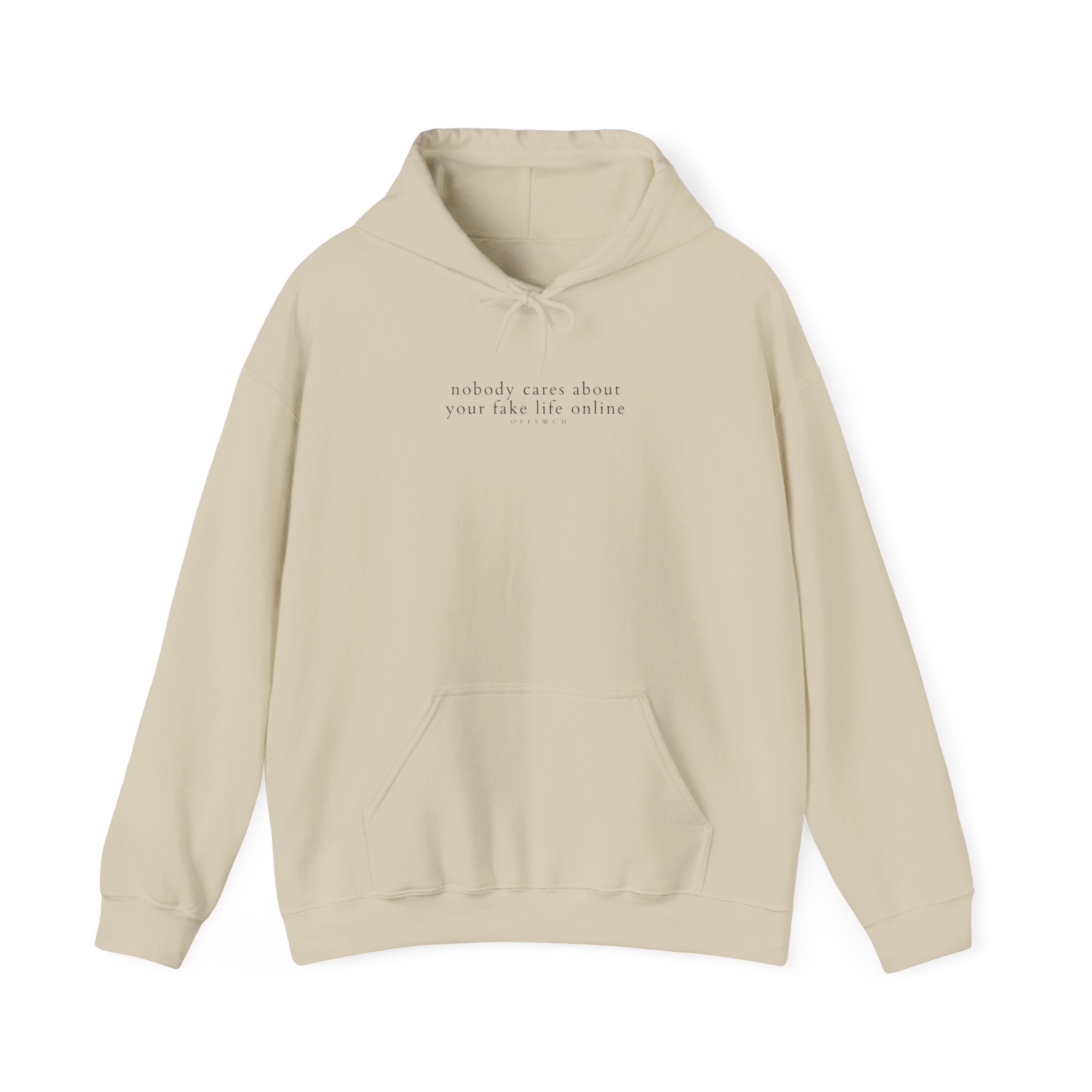 Nobody Cares Statement Hoodie