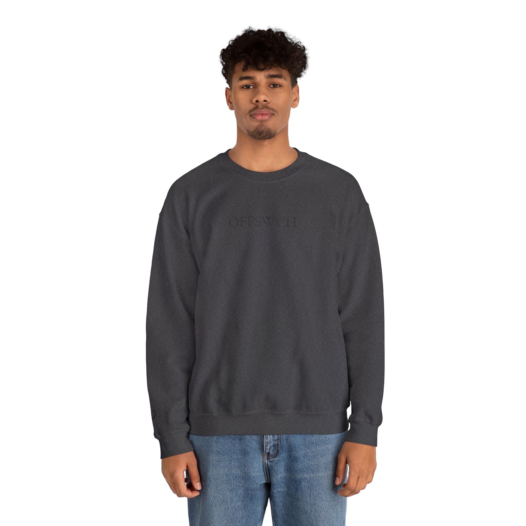 Power Down Embroidered Crewneck