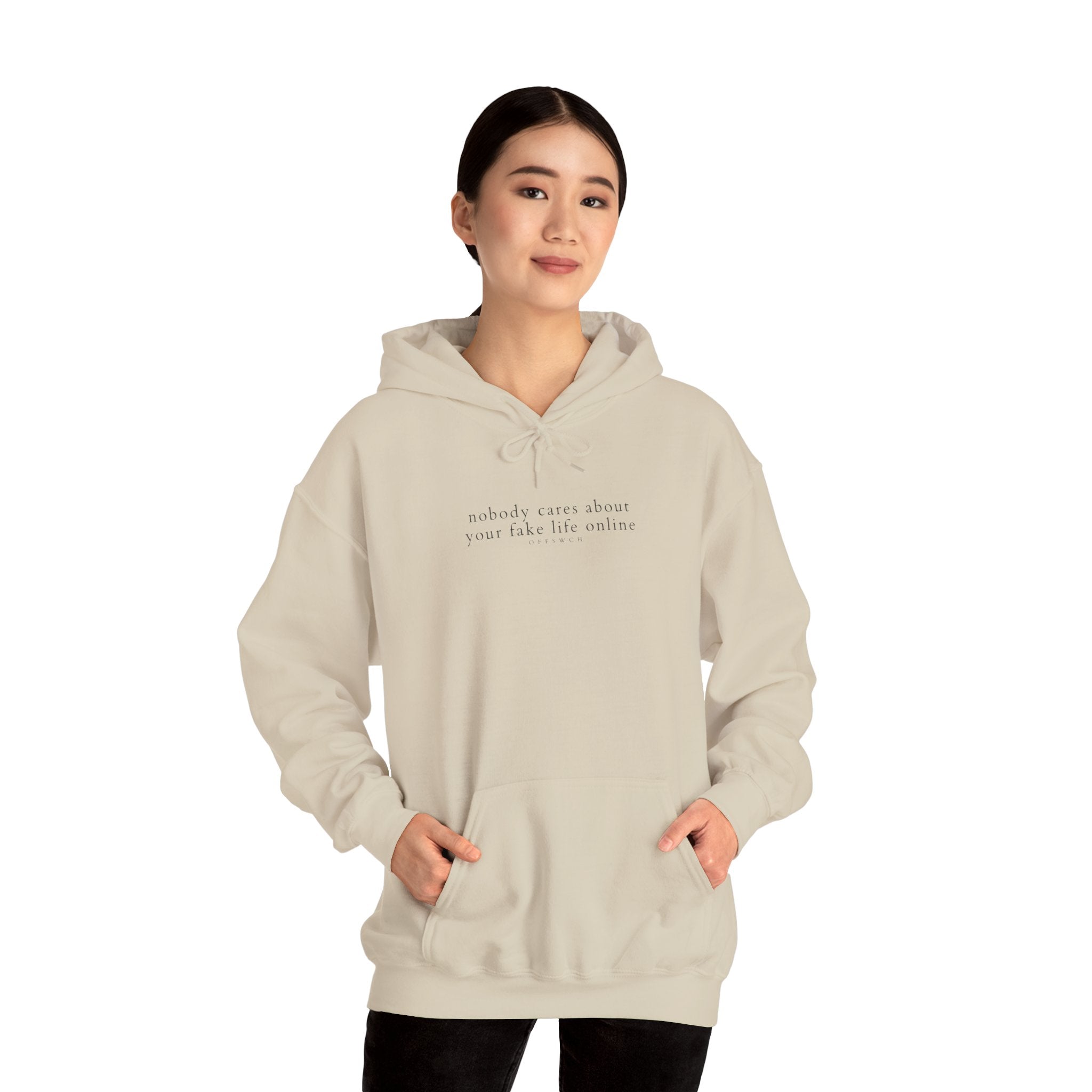 Nobody Cares Statement Hoodie